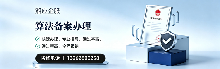 上饶算法备案申报服务
