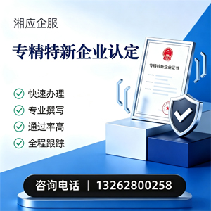 上饶专精特新企业申报服务