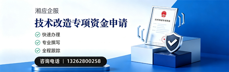 上饶技术改造专项资金申报服务