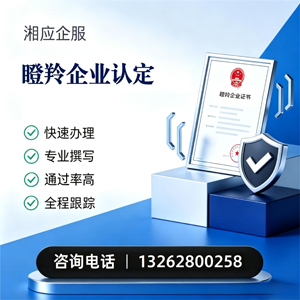 上饶瞪羚企业认定申报服务