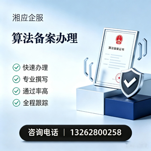 上饶算法备案申报服务