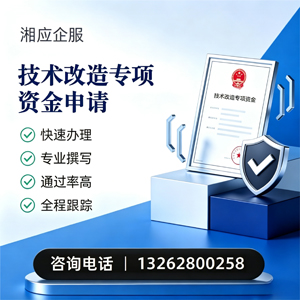 上饶技术改造专项资金申报服务